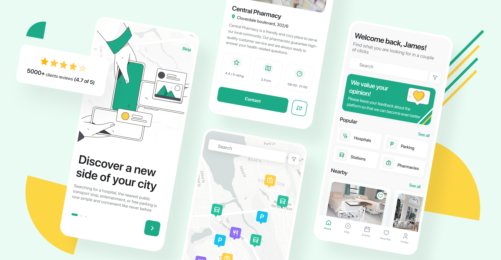 Eine Smart-City-Mobilitätsplattform