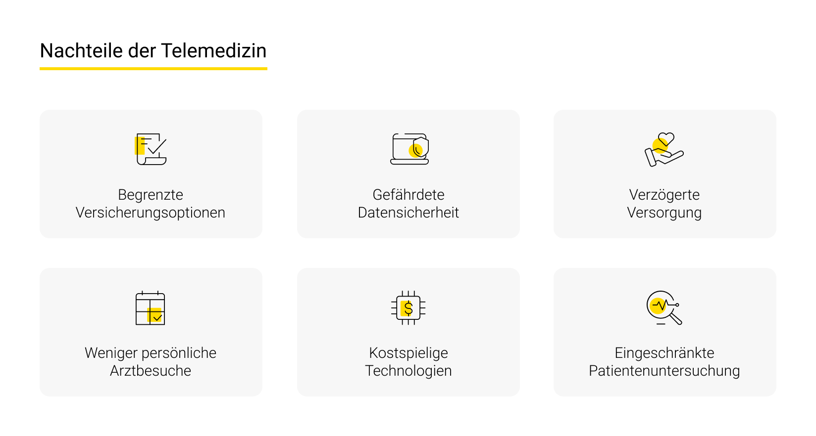 Nachteile der Telemedizin